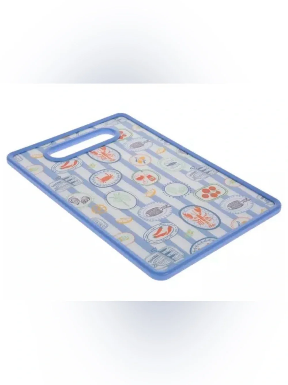 Striped Seafood Pattern Cutting Board 🦞